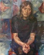 Expecting Ca 1963 Oil on canvas