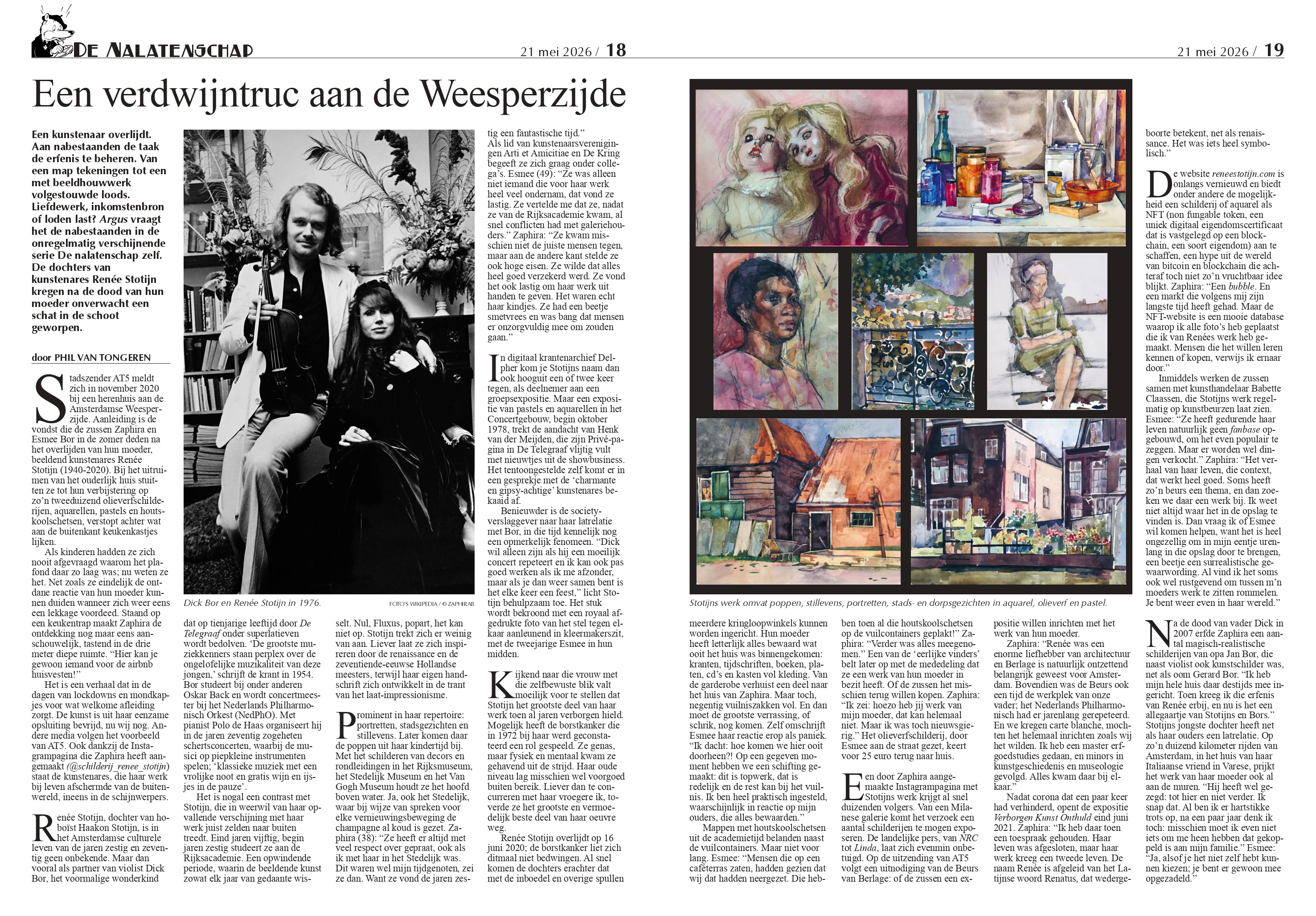 Argus Magazine Interview